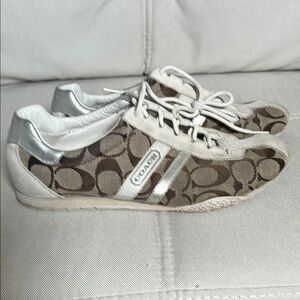 Coach Katelyn Women’s Brown and Silver Shoes Size 8M